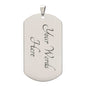 My Son| This Old Lion - Dog Tag Military Chain