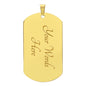 My Son| This Old Lion - Dog Tag Military Chain
