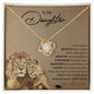 My Daughter| These Old Lions - Love Knot Necklace