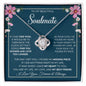 My Soulmate| My Missing Piece - Love Knot Necklace
