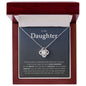 My Daughter| Always Remember - Love Knot Necklace
