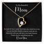 My Beautiful Mom| Thank you - Forever Love Necklace